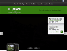 Tablet Screenshot of golf-o-max.com